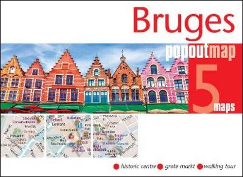 Popout maps bruges - bruges,